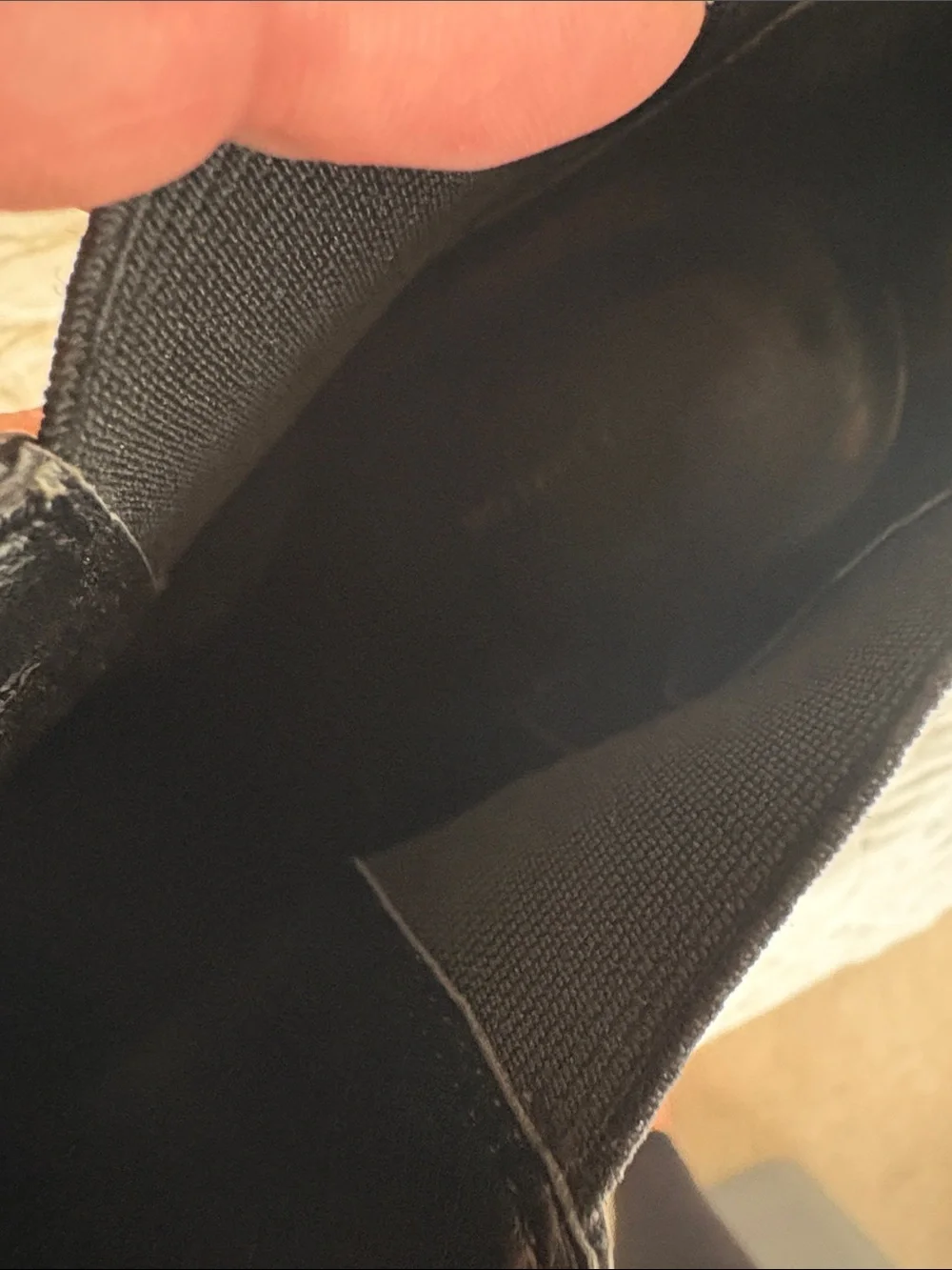 Ann Taylor Women's Black Wedge Ankle Boots - Sleek Leather Style